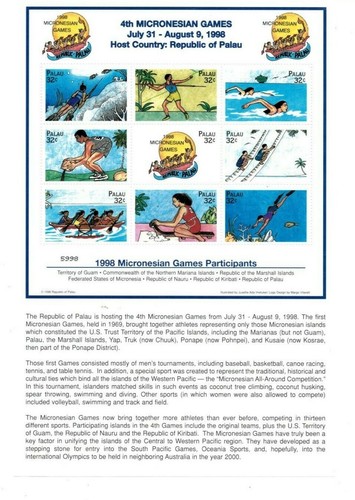 Palau 1998 giochi - palau,