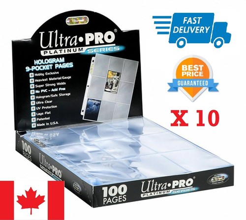 Ultra pro platinum pocket - 10, 9-pocket